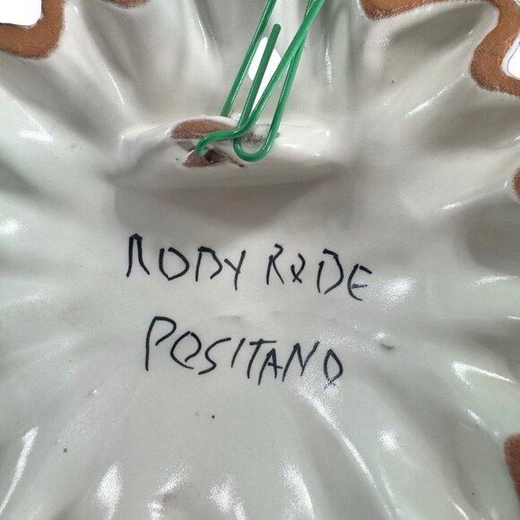 Italian Art Pottery Sun Figural Anthropomorphic Figure Hand Made Signed Pesitano - Picture 4 of 12